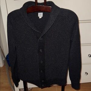 GAP 100% Cotton Black Knit Sweater